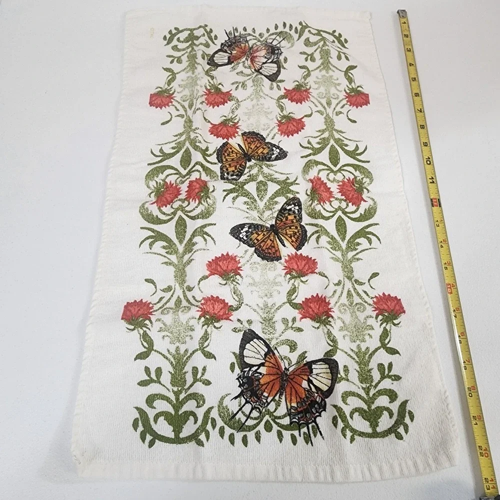 Dishtowel Lot Of 7  Kitchen Decrotive Towels Butterfly Sunflower Fall Birdhouse